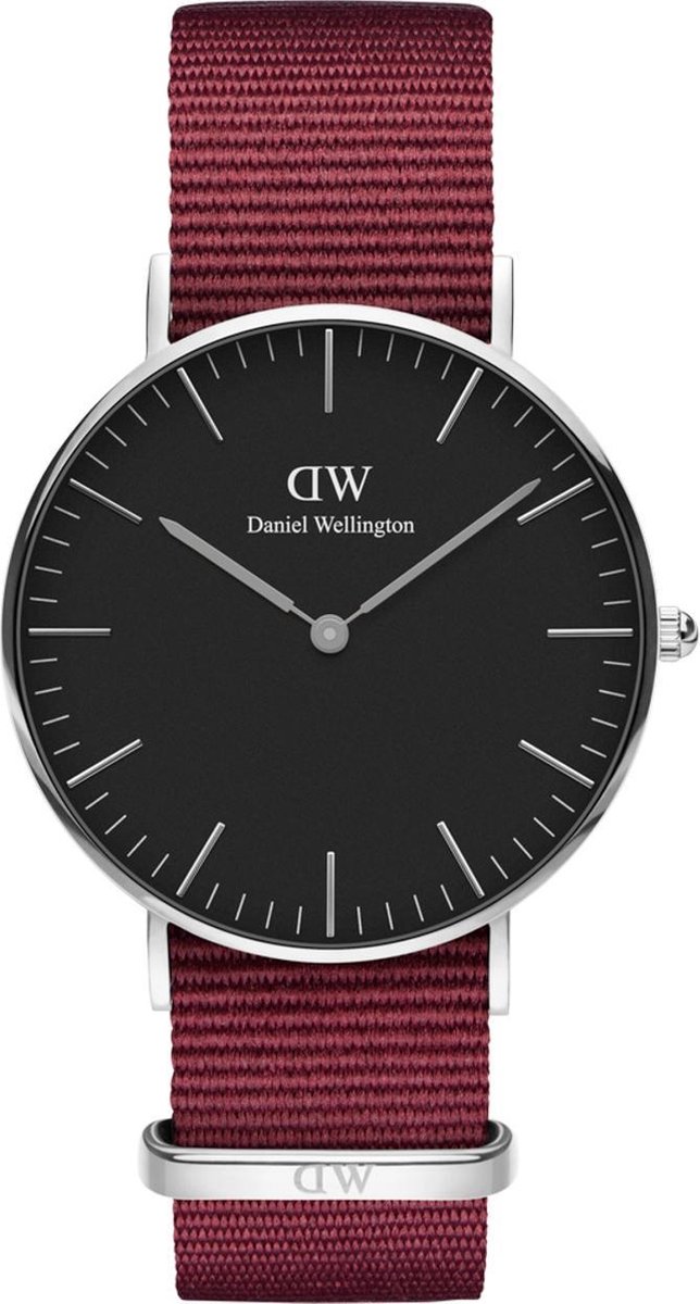 Daniel Wellington Classic Roselyn DW00100274 - Horloge - NATO - Rood - 36mm