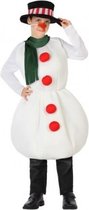 Sneeuwpop outfit voor kinderen 128 (7-9 jaar)