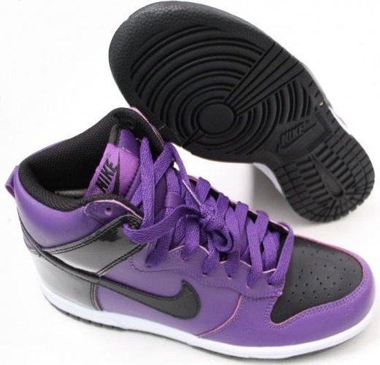 Nike Dunk hi 08 le club dames sneaker paars/zwart maat 7.5 (38.5) | bol.com