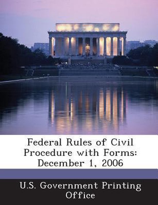 Federal Rules of Civil Procedure with Forms 9781289304546 Boeken