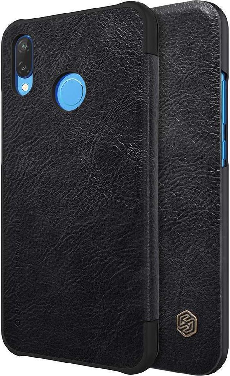 Nillkin Qin Series Flip Hoesje Huawei P20 Lite Zwart