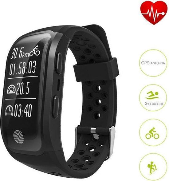 Activity Tracker SW903 met GPS Hartslagmeter Stappenteller