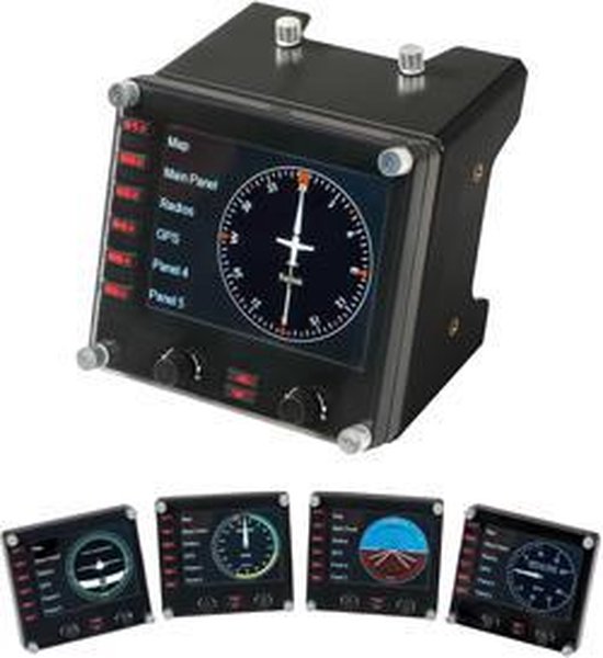 Logitech G Saitek Pro - Flight Instrument Panel - PC - Zwart - Logitech G