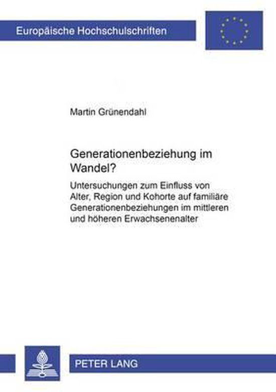 Generationenbeziehung im Wandel? - cover