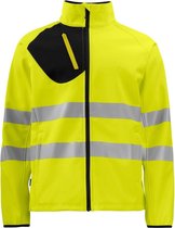 Projob 6432 Softshell jas Geel/Zwart maat 4XL