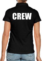 Crew poloshirt zwart voor dames L