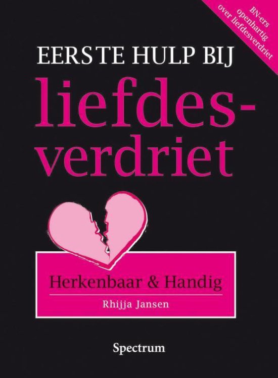 Cover van het boek 'Eerste hulp bij liefdesverdriet' van R. Jansen