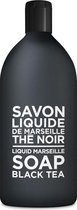 Savon de Marseille vloeibare handzeep Thé Noir 1 liter navulling