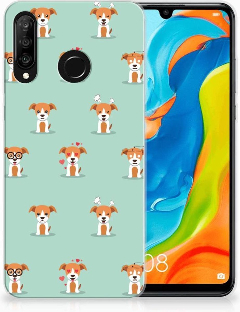Huawei P30 Lite TPU Hoesje Pups