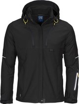 Projob 3412 Dames Softshell jas Zwart maat S