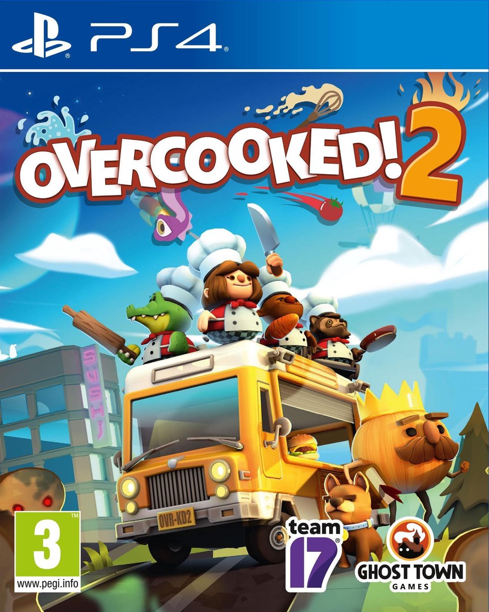Zwaaien ga werken Ronde Overcooked 2 - PS4 | Games | bol.com