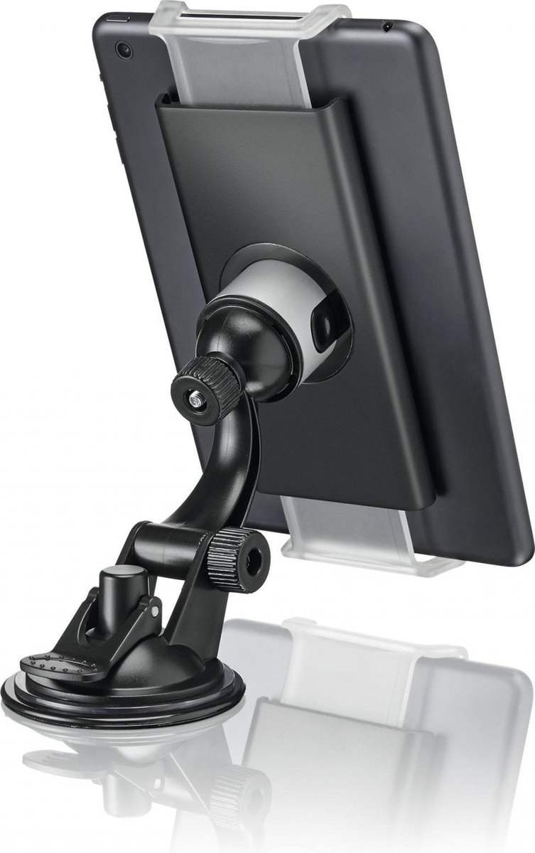 Heavy Duty Smartphone Tablet GPS AMPS Boor Base Dash ELD Mount voor iPad Pro 12.9 Air Mini Galaxy Tab & GPS voor Auto Bedrijfsvoertuig Van Semi Truck Vloot Limo (houder fit iPhone