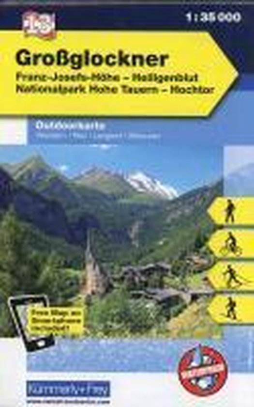 KuF Österreich Outdoorkarte 13 Großglockner 1 : 35 000 - cover
