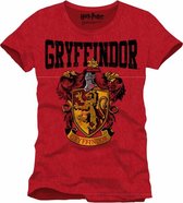 HARRY POTTER - T-Shirt Griffindor School - Red (S)