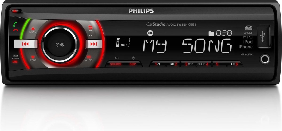 Philips CarStudio Audiosysteem voor in de auto CE152/12 | bol.com