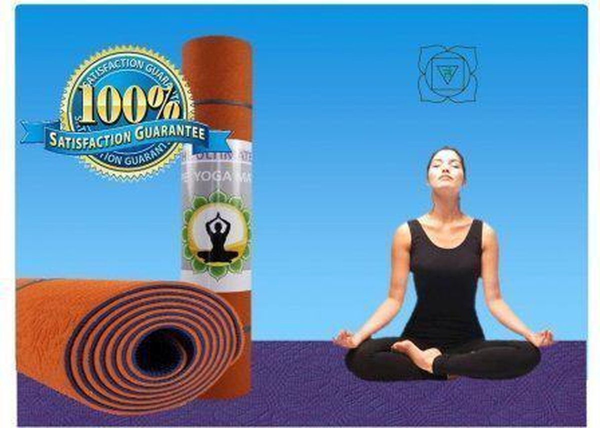 Yogamat TPE oranje
