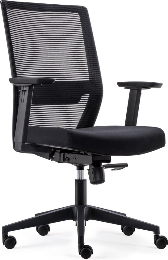 Bens 851-eco-2 complete bureaustoel - ergonomisch gevormd - zwart