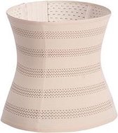 WaistTrainer™ beige Corset voor waist training - Hulp bij Vetverbranding (maat: L)