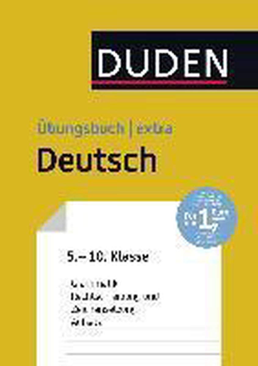Duden Übungsbuch extra - Deutsch 5.-10. Klasse op Prijzenvolger.com