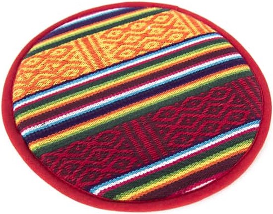 Klankschaalkussen Plat Tribal van Yogi & Yogini — afbeelding 2