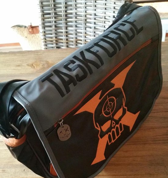 Suicide Squad  Taskforce-X Leather Courier Bag