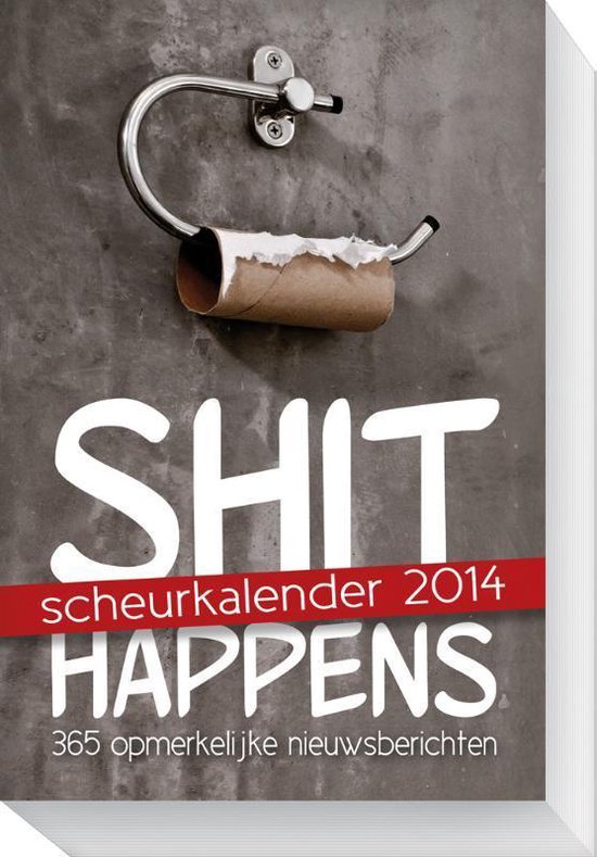 Cover van het boek 'SCHEURKALENDERS 2014 Shit Happens'