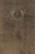 Monogram  E  Notebook