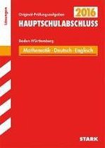 Abschlussprüfung Hauptschule Baden-Württemberg - Mathematik, Deutsch, Englisch Lösungsheft