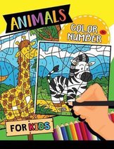 Animals Color by Number for Kids