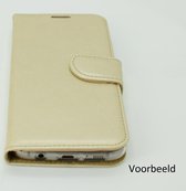 Xssive Hoesje voor LG K5 - Book Case - geschikt voor 3 pasjes - goud