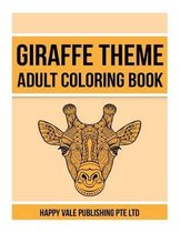 Giraffe Theme Adult Coloring Book