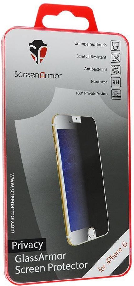 ScreenArmor Privacy iPhone 6(s) plus 0,3 mm Gehard Glas