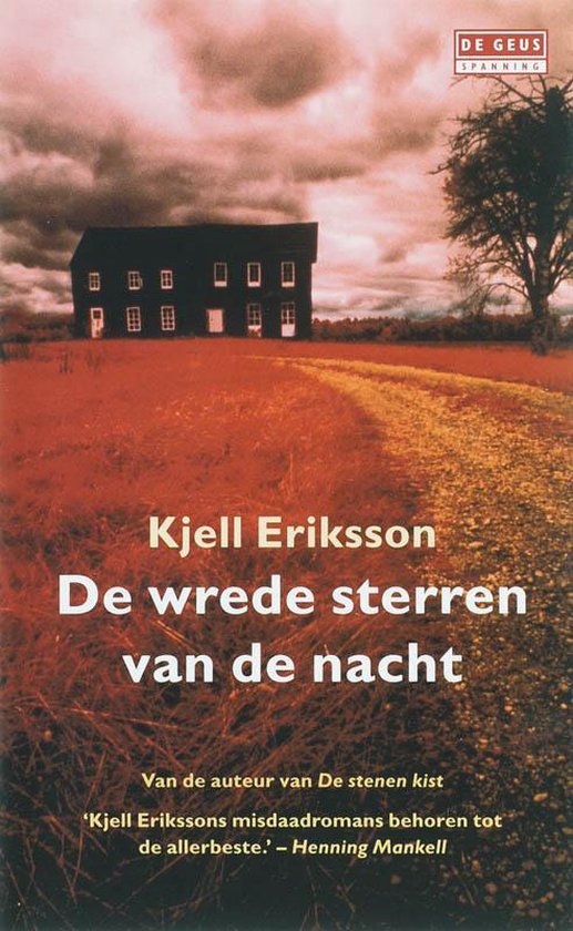 Cover van het boek 'De wrede sterren van de nacht' van Kjell Eriksson