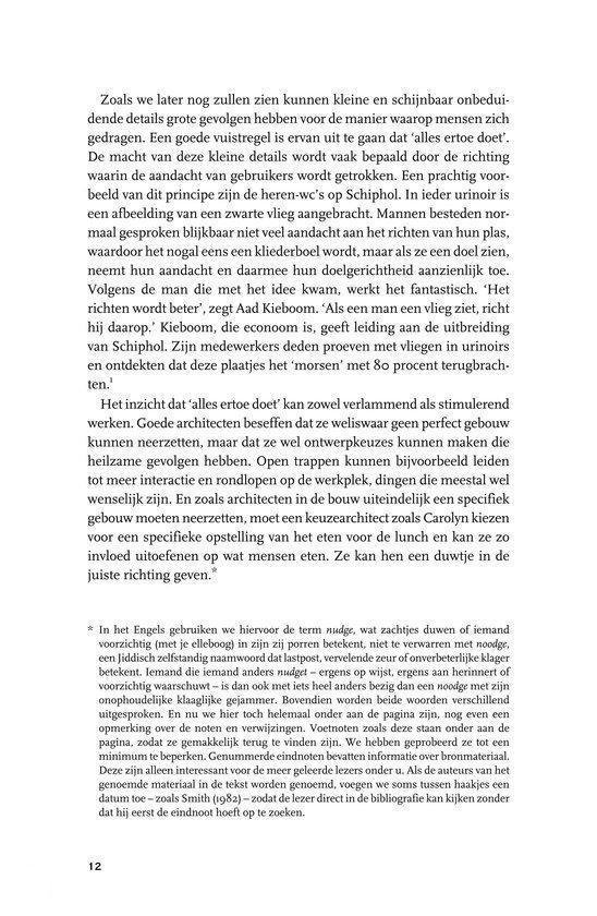 Pagina met tekst over 'ertes' en de architecten Carolyn en Jan.