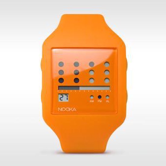 Nooka design horloge Zub zot 20 Orange