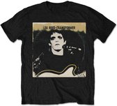 Lou Reed Heren Tshirt -S- Transformer Vintage Cover Zwart