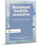 Boek cover Basisboek bedrijfseconomie-studentenuitwerkingen van Wim Koetzier
