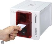 BUNDLE: Imprimante de cartes Evolis Zenius Classic (USB) + 100 cartes vierges + 1 ruban d'imprimante couleur (200 impressions)
