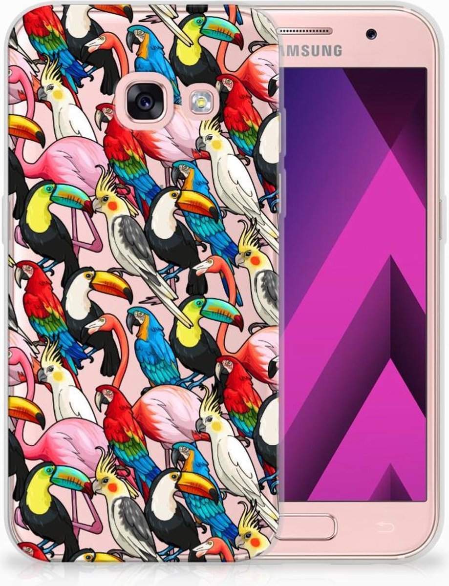 Samsung Galaxy A3 2017 TPU Hoesje Birds