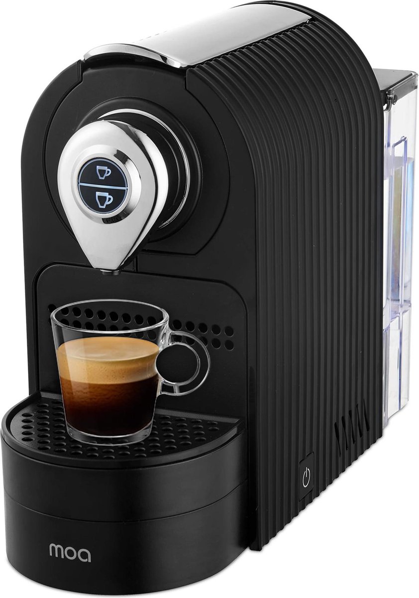 min Lima Mortal MOA Koffiecupmachine - Koffieapparaat voor cups -espresso & lungo - Zwart -  ECM201B | bol.com