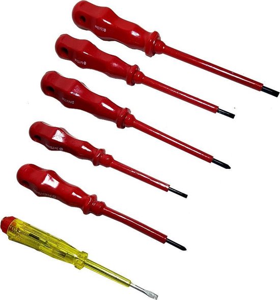 Geïsoleerde Schroevendraaier – Vierkant #1, 100 Mm (4 Inch), 1000V Veilig