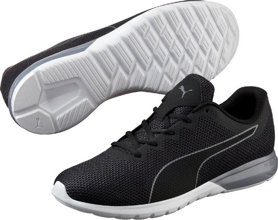 PUMA Vigor 189533 02 - Loopschoenen - Heren - Puma Black-Quiet Shade-Puma  White - Maat 12 | bol.com