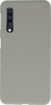 Color TPU Hoesje voor Samsung Galaxy A70 Grijs