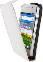 Mobiparts Premium Flip Case Samsung Galaxy Ace White