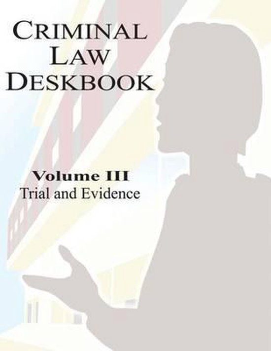 Criminal Law Deskbook - cover