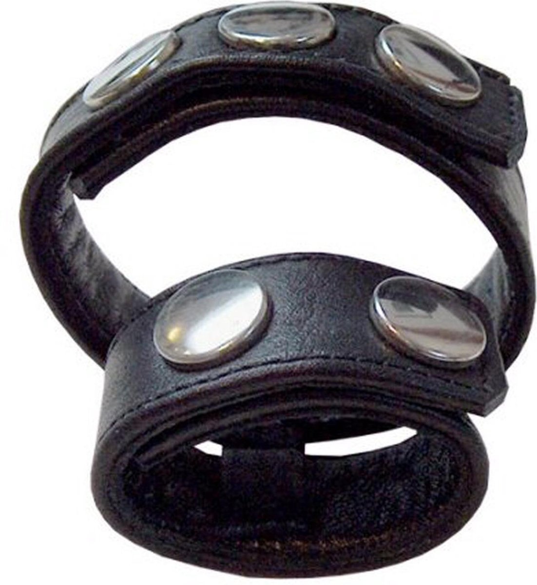 MisterB Lederen Double Cockstrap