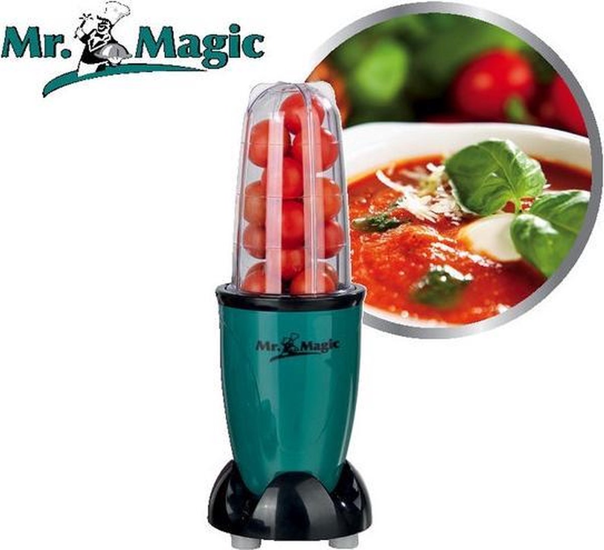 Mr Magic Deluxe 18 delige blender - 400W - Smoothie | bol.com