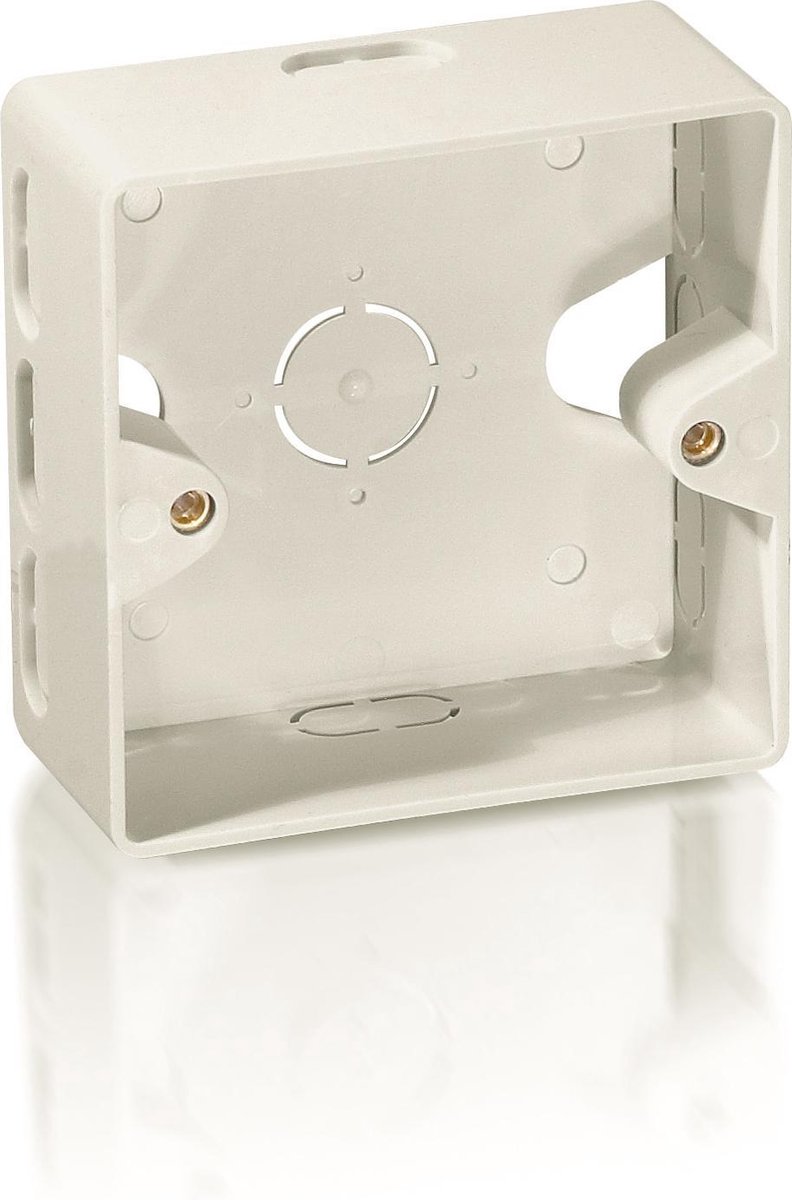 RJ45 universele equip oppervlak-Behuizing wit