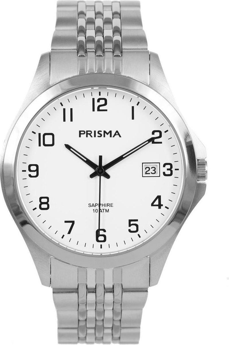 Prisma Herenhorloge P.1795 All stainless Zilver