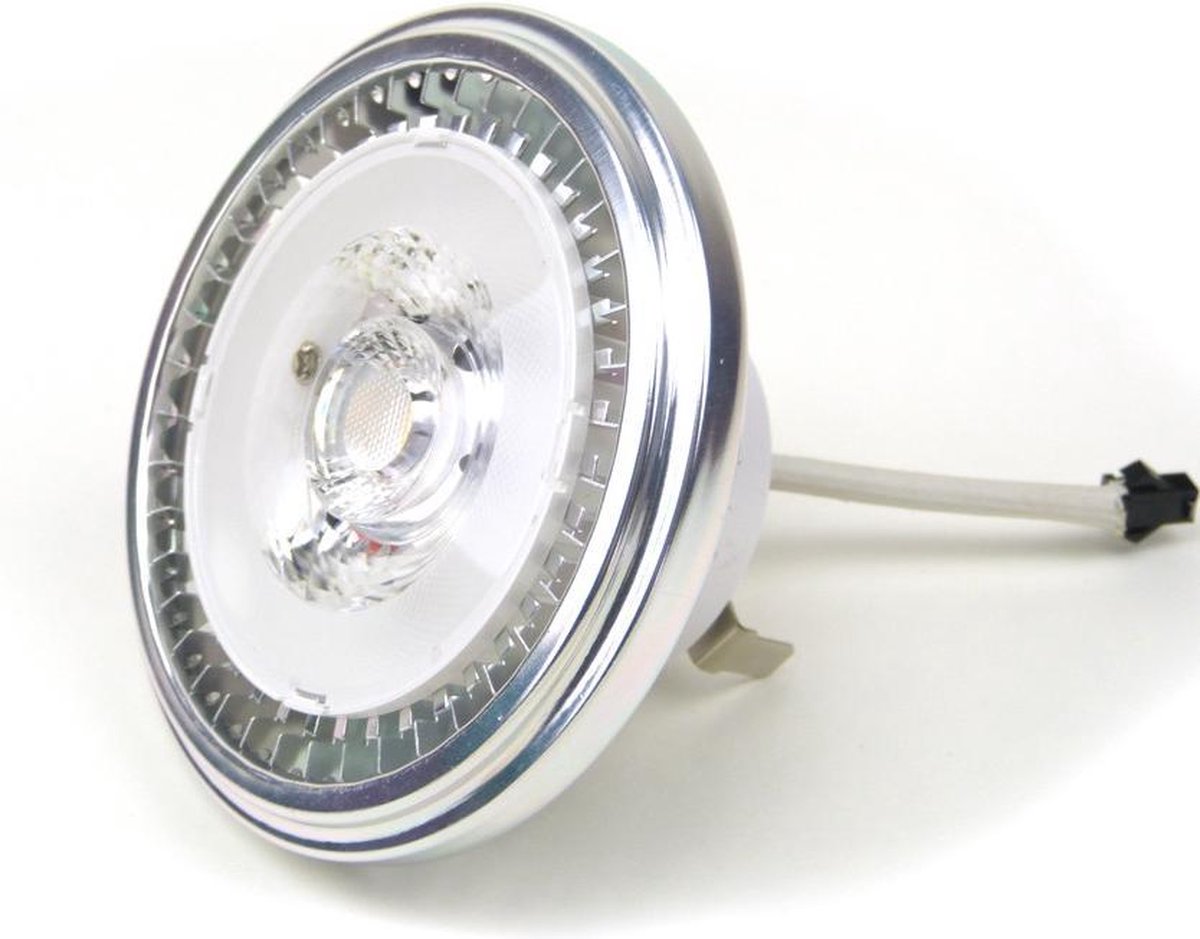 Groenovatie LED Spot AR111/G53 Fitting - 15W - Warm Wit - 35˚ - Incl. Driver - Chroom